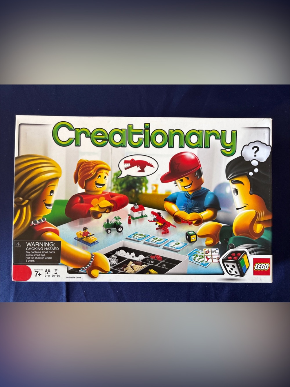 LEGO Creationary Building Game 3844 Complete Except Instructions & 2 Minifigures